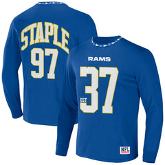 Los Angeles Rams NFL x Staple Core Team Long Sleeve T-Shirt Royal - NFL