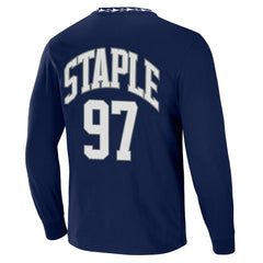 New England Patriots NFL x Staple Core Team Long Sleeve T-Shirt Navy - NFL