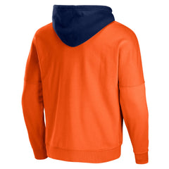 Denver Broncos NFL x Staple Throwback Vintage Wash Pullover Hoodie Orange - NFL