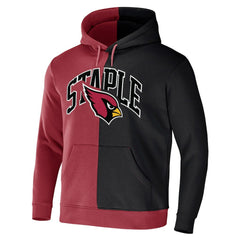 Arizona Cardinals NFL x Staple Split Logo Pullover Hoodie Cardinal - NFL