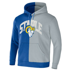 Los Angeles Rams NFL x Staple Split Logo Pullover Hoodie Royal - NFL