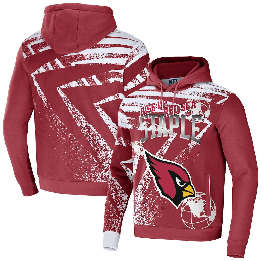 Arizona Cardinals NFL x Staple All Over Print Pullover Hoodie Cardinal - NFL
