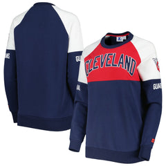 Cleveland Guardians Starter Women's Baseline Raglan Pullover Sweatshirt for sale