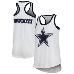 Dallas Cowboys G-III 4Her by Carl Banks Women's Tater Tank Top White - NFL