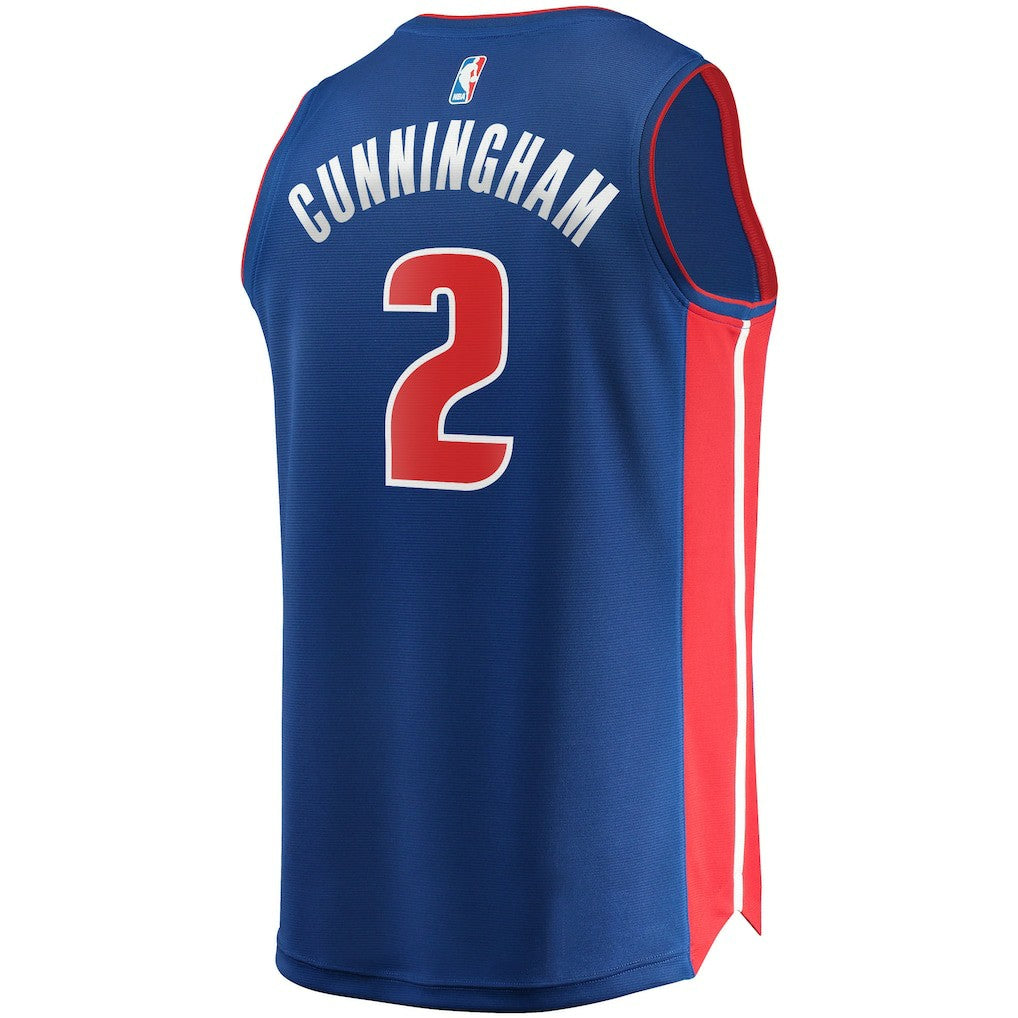 Cade Cunningham Detroit Pistons Fast Break Replica Jersey sale - Icon Editi- Blue | NBA Jerseys