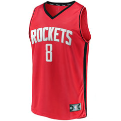 Fanatics - Jae'Sean Tate Houston Rockets Fast Break Replica Jersey - Icon Edition - Red
