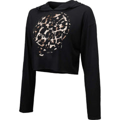 New York Yankees Majestic Threads Women's Leopard Cropped Hoodie Sale