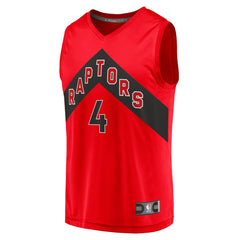 Fanatics - Scottie Barnes Toronto Raptors Youth Fast Break Replica Jersey - Icon Edition - Red