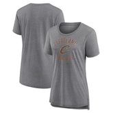 NBA - Cleveland Cavaliers Women's Heritage Tri-Blend T-Shirt - Heather Gray