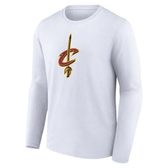 NBA - Cleveland Cavaliers Primary Logo Team Long Sleeve T-Shirt - White