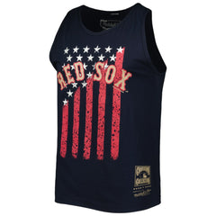 Boston Red Sox Mitchell & Ness Cooperstown Collection Stars and Stripes Tank Top Sale