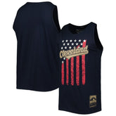 Cleveland Guardians Mitchell & Ness Cooperstown Collection Stars and Stripes Tank Top Clearance