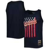 St. Louis Cardinals Mitchell & Ness Cooperstown Collection Stars and Stripes Tank Top for sale