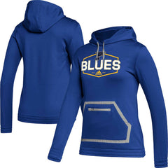 St. Louis Blues - adidas Women's Team Pullover Hoodie Blue