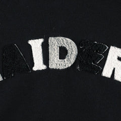 Las Vegas Raiders The Wild Collective Women's Cropped Pullover Hoodie Black - NFL