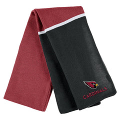 Arizona Cardinals WEAR by Erin Andrews Women's Colorblock Cuffed Knit Hat with Pom and Scarf Set Cardinal - NFL