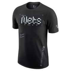 Nike - Brooklyn Nets Courtside Air Traffic Control Max90 T-Shirt - Black