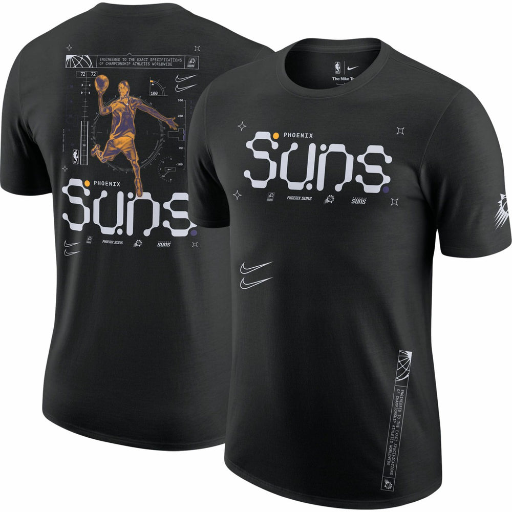 Nike - Phoenix Suns Courtside Air Traffic Control Max90 T-Shirt - Black