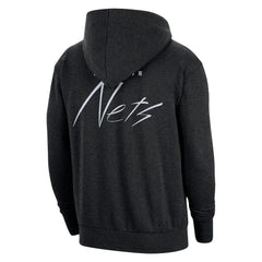 Nike - Brooklyn Nets Courtside Versus Flight Pullover Hoodie - Heather Black