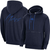 Nike - Dallas Mavericks Courtside Versus Flight Pullover Hoodie - Heather Navy