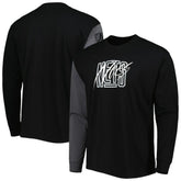 Nike - Brooklyn Nets Courtside Versus Flight MAX90 Long Sleeve T-Shirt - Black