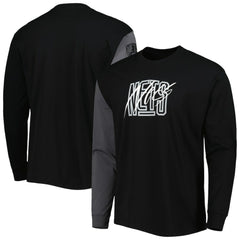 Nike - Brooklyn Nets Courtside Versus Flight MAX90 Long Sleeve T-Shirt - Black