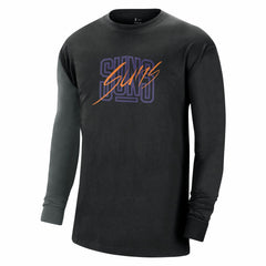 Nike - Phoenix Suns Courtside Versus Flight MAX90 Long Sleeve T-Shirt - Black