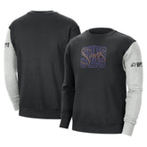 Nike - Phoenix Suns Courtside Versus Force & Flight Pullover Sweatshirt - Black/Heather Gray