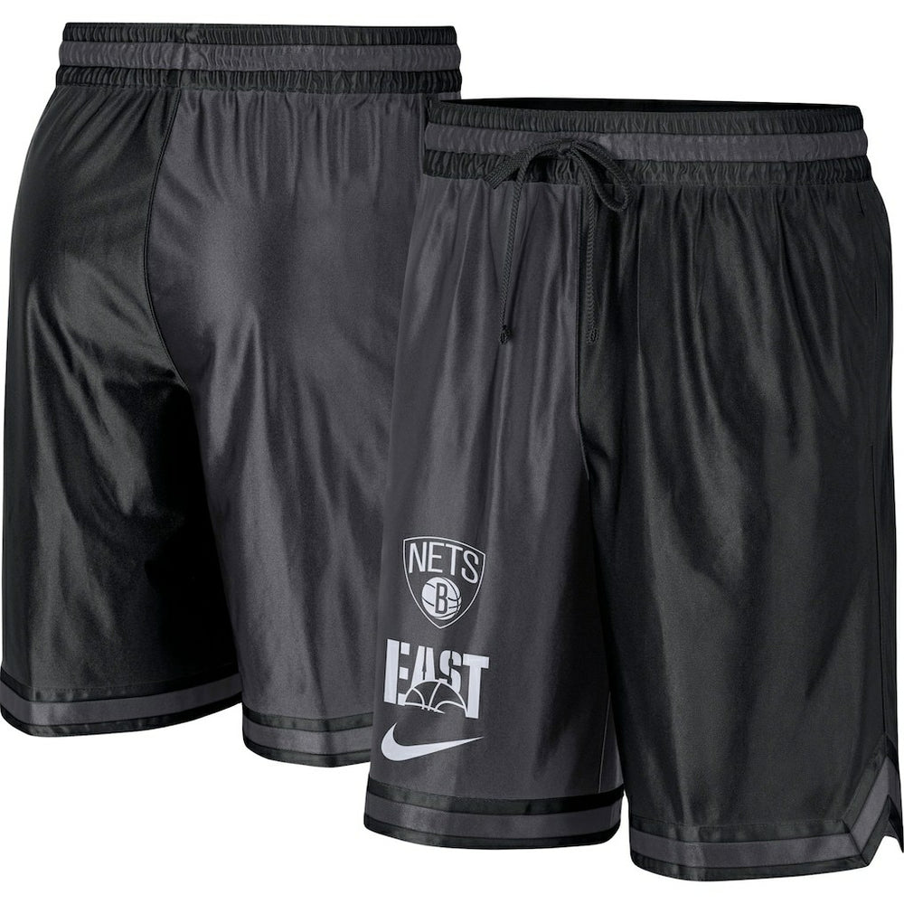 Nike - Brooklyn Nets Courtside Versus Force Split DNA Performance Shorts - Black/Anthracite