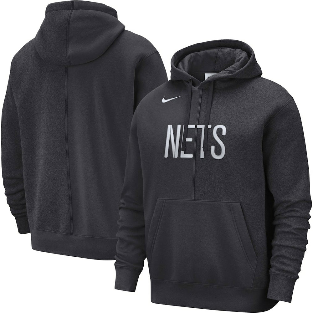 Nike - Brooklyn Nets Courtside Versus Stitch Split Pullover Hoodie - Anthracite