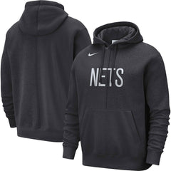 Nike - Brooklyn Nets Courtside Versus Stitch Split Pullover Hoodie - Anthracite