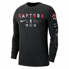 Nike - Toronto Raptors Essential Air Traffic Control Long Sleeve T-Shirt - Black