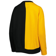 Pittsburgh Steelers Women's Big Face Pullover Sweatshirt Black/Gold - Mitchell & Ness