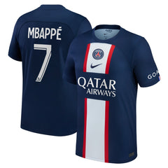 Nike Kylian Mbappé Paris Saint-Germain 2022/23 Home Replica Player Jerseys - Blue