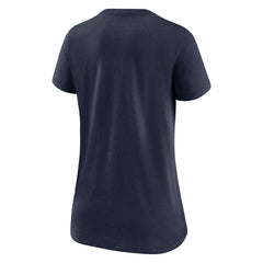 New England Patriots Women's Hometown Collection Tri-Blend V-Neck T-Shirt Navy - Nike