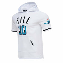Tyreek Hill Miami Dolphins Pro Standard Player Name & Number Hoodie T-Shirt White - NFL