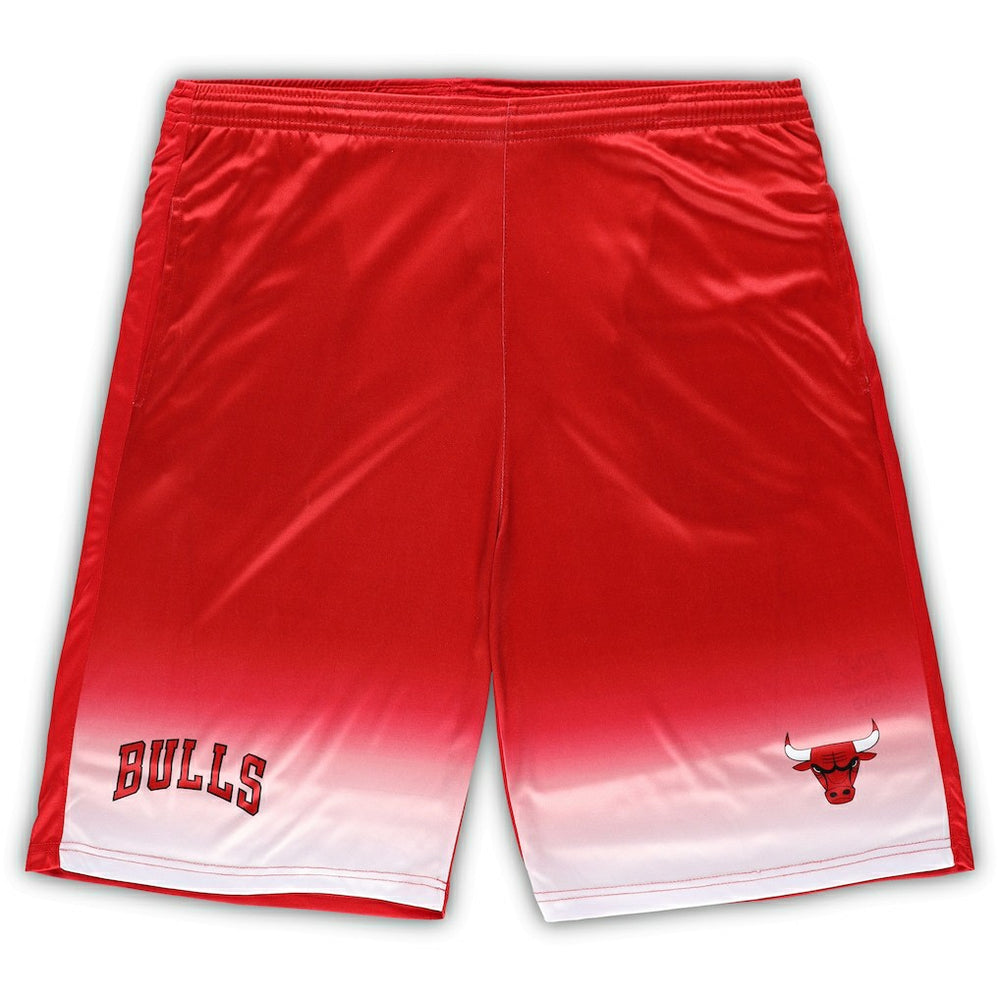 Fanatics - Chicago Bulls Big & Tall Fadeaway Shorts - Red