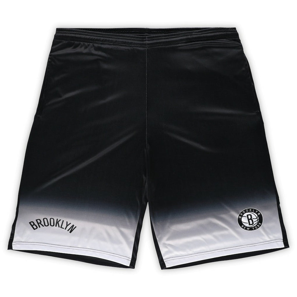 Fanatics - Brooklyn Nets Big & Tall Fadeaway Shorts - Black