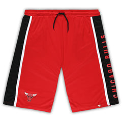 Fanatics - Chicago Bulls Big & Tall Referee Iconic Mesh Shorts - Red