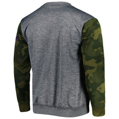 Fanatics - Philadelphia 76ers Camo Stitched Sweatshirt - Heather Charcoal