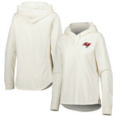 Tampa Bay Buccaneers Women's Ashby Isles Jersey Pullover Hoodie Cream - Tommy Bahama