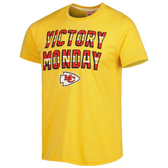 Kansas City Chiefs Homage Victory Monday Tri-Blend T-Shirt Gold - NFL