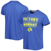 Los Angeles Rams Homage Victory Monday Tri-Blend T-Shirt Royal - NFL