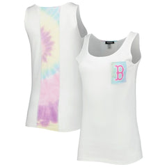 Boston Red Sox Refried Apparel Women's Tie-Dye Tank Top Clearance
