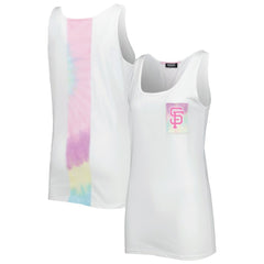 San Francisco Giants Refried Apparel Women's Tie-Dye Tank Top Clearance