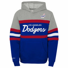 Los Angeles Dodgers Mitchell & Ness Youth Cooperstown Collection Head Coach Pullover Hoodie Sale