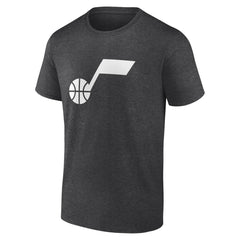 NBA - Utah Jazz Primary Logo T-Shirt - Charcoal