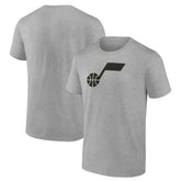 NBA - Utah Jazz Alternate Logo T-Shirt - Heathered Gray