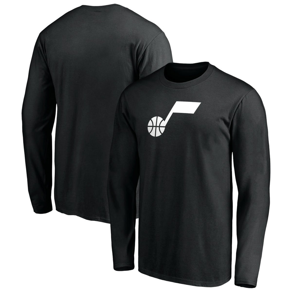 NBA - Utah Jazz Primary Logo Team Long Sleeve T-Shirt - Black