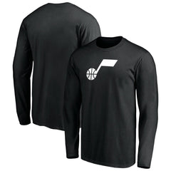 NBA - Utah Jazz Primary Logo Team Long Sleeve T-Shirt - Black